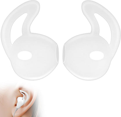 Earbuds Covers/Caps with Hook for Earpods, Soft Silicone Earplugs