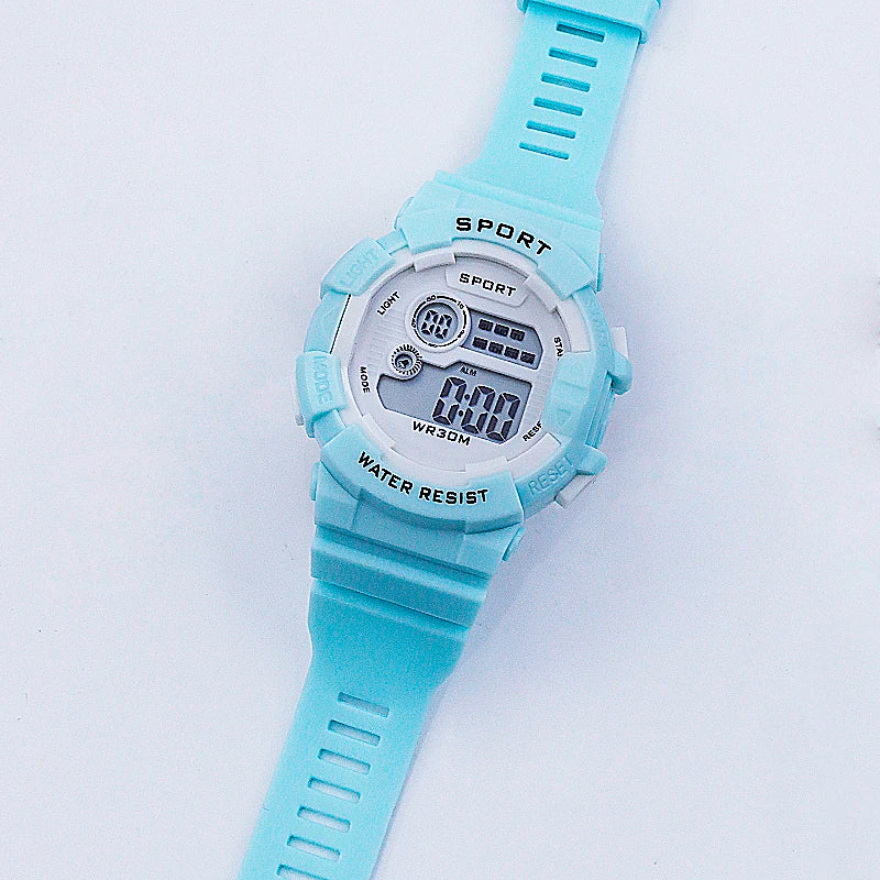 Kids Watches Fashion Luminous Waterproof Alarm Clock Watches Boys and Girls Student Smart Electronic Watch Gift