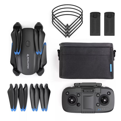 Snaptain E20 FPV RC Drone with 2.7K Camera - Gray: Remote Control, Built-In Wi-Fi, Skill Level Intermediate, 18 Min Flight