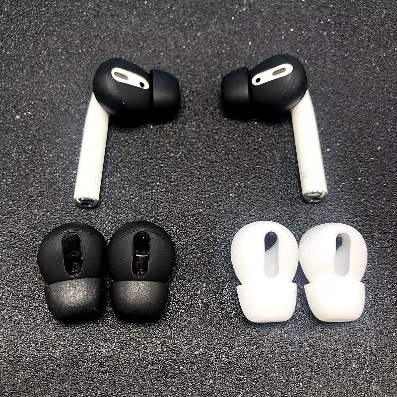 Ear Pads for Airpods 1/2 Wireless Bluetooth Iphone Earphones Silicone Covers Caps Earphone Case Earpads Eartips 2Pcs/Pair