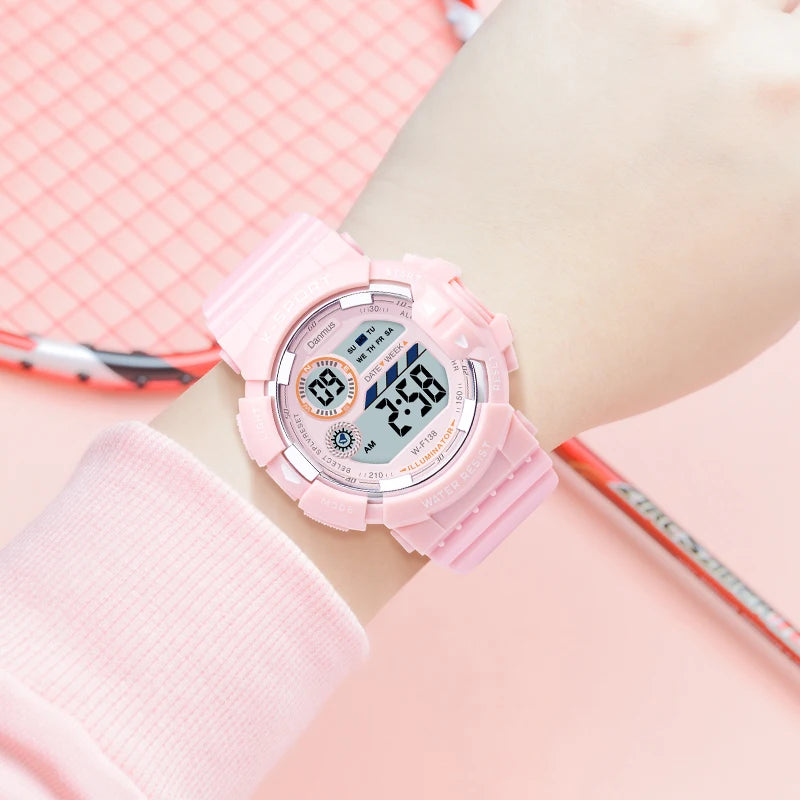 Kids Watches Fashion Luminous Waterproof Alarm Clock Watches Boys and Girls Student Smart Electronic Watch Gift