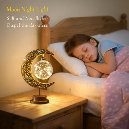 Moon Lamp, Ramadan Decorations for Home, Eid Mubarak Decorations, Ramadan Lights Decorations, Enchanted Lunar Lamp, Ramadan Home Table Decor, Galaxy Light, Moon Night Light, Battery Operated Lamp