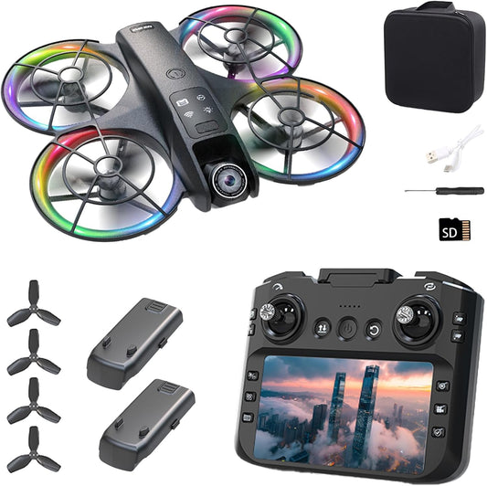 K200 Big Brushless Motor Drone, Screen Controlle, Two-Batteries.