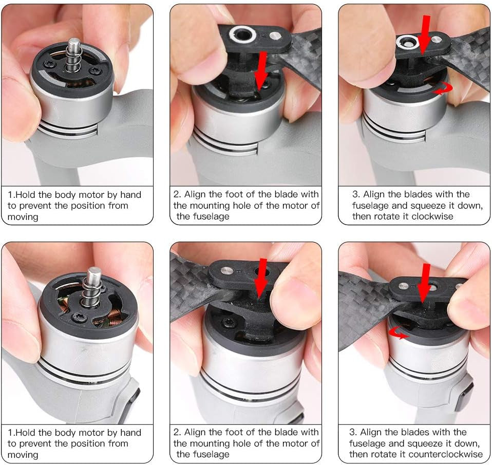 Replacement Quick Release Foldable Drone Propellers for Mavic Air 2