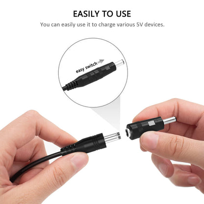 Moon Lamp Charger, USB AC Adapter Charger Cable Cord Compatible for Brightworld/Logrotate/Mydethun LED 3D Moon Lamp, Black