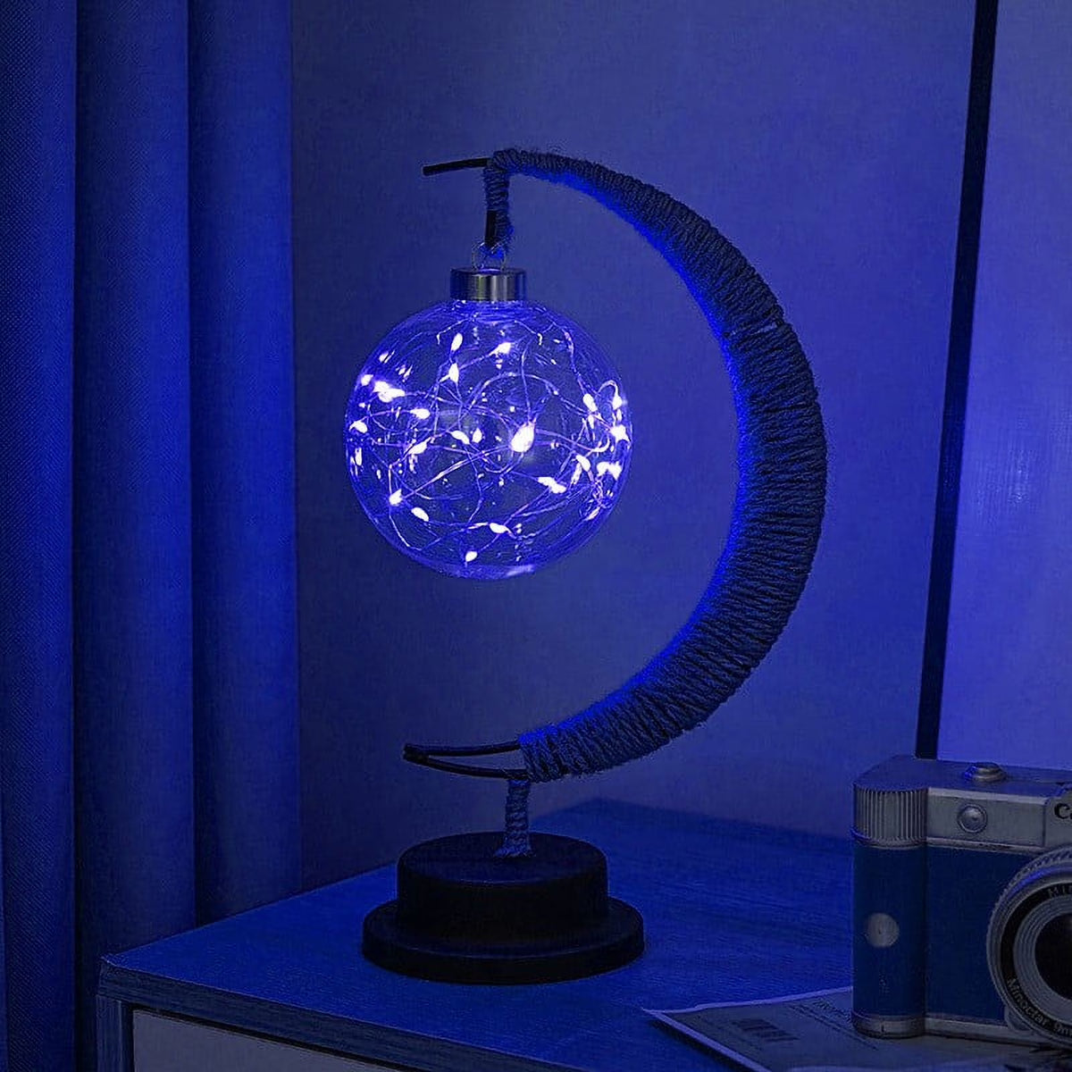 Lunar Lamp under $5!  Lunar Lamp LED Night Light, Moon Surface Table Lamp, USB Rechargeable Moon Light, Dimmable Bedside Lamp,Kidsroom Night Light, Hanging Moon Decor, Gift Idea Moon Lamp