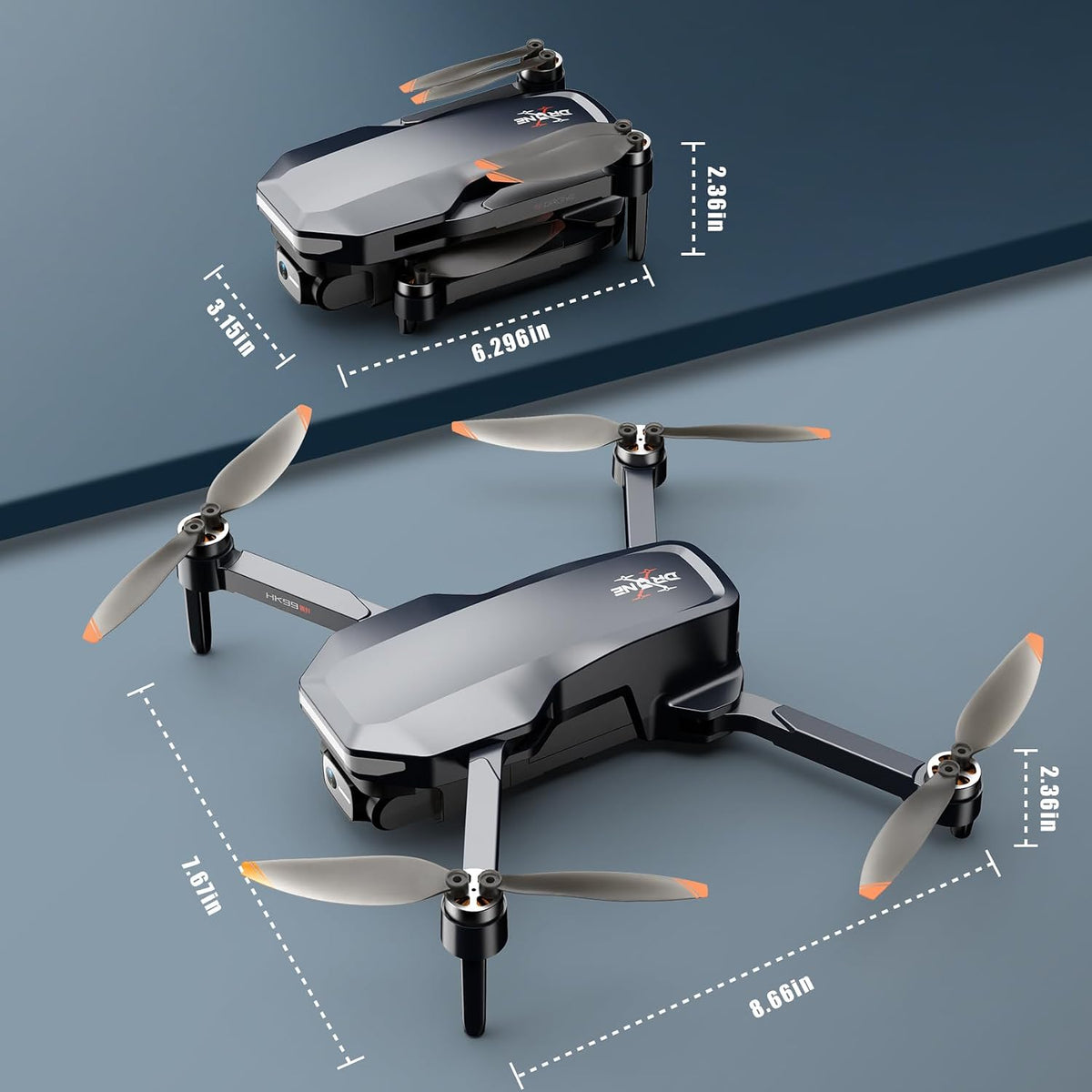 GPS Drone with 4K Camera, 1640Ft Range FPV Video Transmission RC Quadcopter