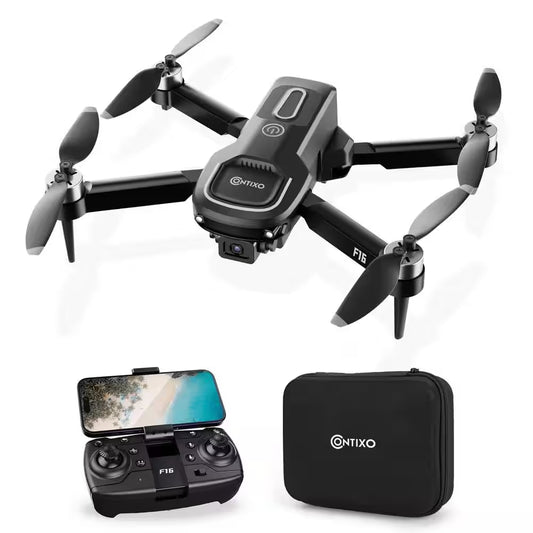 Ziro Stunt Drone 1080P HD Camera, FPV, Foldable, 16-Min Flight, Brushless Motor, Follow Me – Black