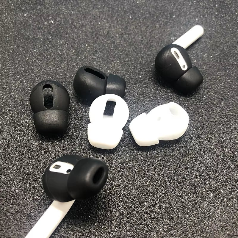 Ear Pads for Airpods 1/2 Wireless Bluetooth Iphone Earphones Silicone Covers Caps Earphone Case Earpads Eartips 2Pcs/Pair