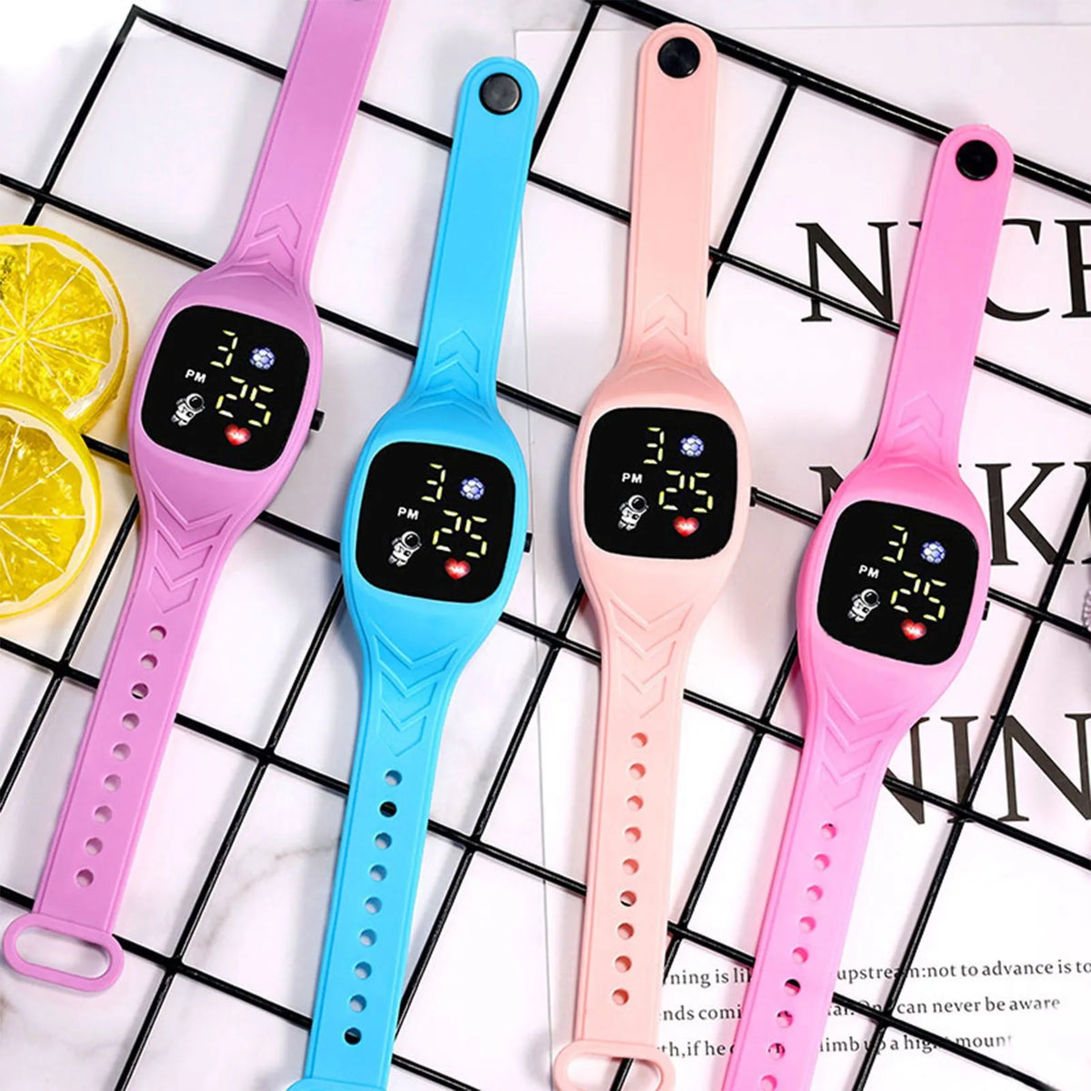 Electronic Watch Waterproof Sport Watch Silicone Bracelet Watch Led Touchscreen Digital Watch Child Wrist Watch Birthday Gift
