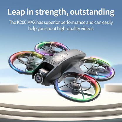 K200 Big Brushless Motor Drone, Screen Controlle, Two-Batteries.